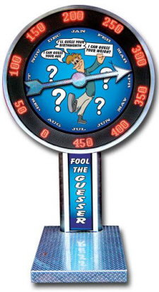 Fool The Guesser Carnival / Midway Style Weight / Age / Birthday Guessing Game Machine