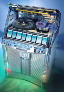 Wurlitzer Classic 2000 Coin Operated CD Jukebox - Top View