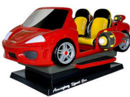 Amazing Sports Car Kiddie Ride - Red