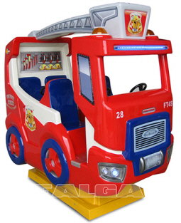 Fire Truck 4S Kiddy Ride - Falgas