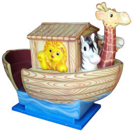 Noah's Ark Kiddie Boat Ride WKR148 From Zamperla Asia Pacific / ZAP Kiddy Ride