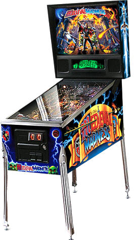 Medieval Madness Pinball Machine - Remake Model From Chicago Gaming