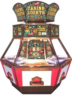 Casino Lights 6 Player Con Pusher Game From Coastal Amusements