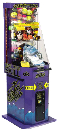 Gravity Hill Prize Capsule Skill Redemption Game From OK Manufacturing