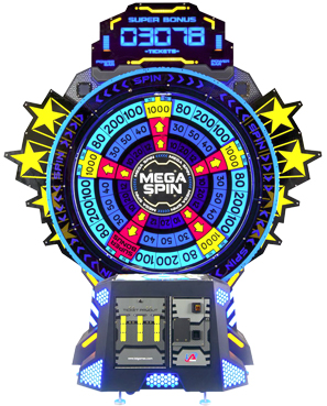 Mega Spin Ticket Redemption Wheel Game