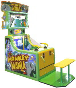 Monkey Mania Water Gun Ticket Redemption Game