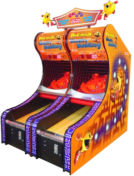 Pac-Man's Ghost Bowling  - Alley Roller Machine From Namco
