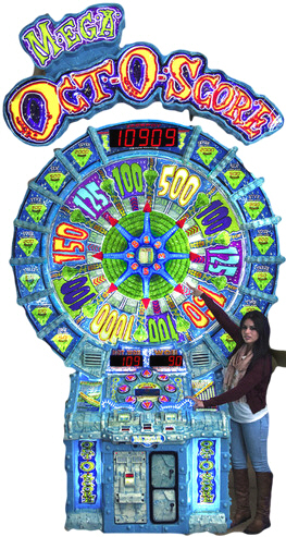 Super Mega Oct-O-Score / Octoscore Super Mega Ticket Redemption Wheel Game From Five Star