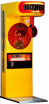 Power Strike Boxer 2012 Fire Edition Coin Operated Arcade Boxing Machine From Punchline Games