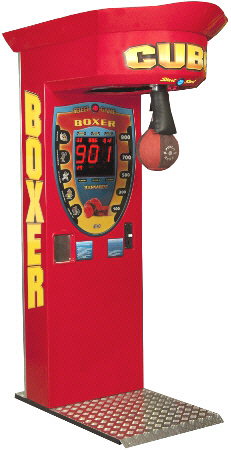 Boxer Cube Coin Operated Arcade Boxing Machine Game From Kalkomat USA
