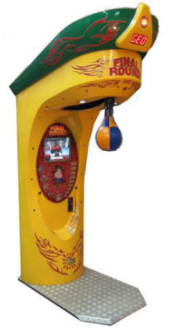 Final Round Video Boxer Coin Operated Arcade Boxing Machine From PunchLine