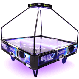Galaxy Collision Quad Air 4 Player Coin Operated Air Hockey Table From Barron Games