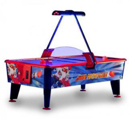 Gold Coin Operated Air Hockey Table From Punchline Games