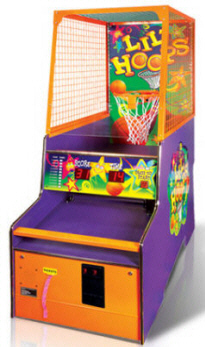 Lil' Hoops Coin Operated Basketball Game / Kids Ticket Redemption Game From Baytek Games