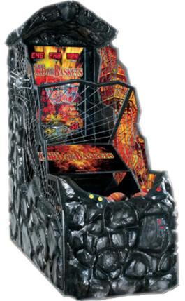 Lord Of The Baskets Shark Waterproof / Weatherproof Outdoor Coin Operated Basketball Arcade Machine From PunchLine