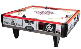 Quad Air / Pirate King 4 Player Non Coin Air Hockey Table From Barron Games