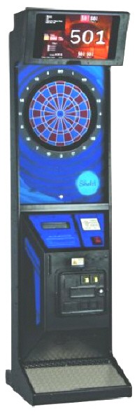 Shelti RD Internet Online Commercial Coin Operated Dartboard Machine