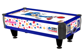 Sonic Sports Baby Air Hockey Table - SEGA Amusements