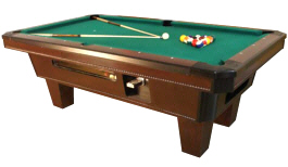 Top Cat Pool Table -  Coin Operated From Valley Dynamo