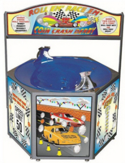 Coin Crash Derby - Coin Well / Funnel / Wishing Well Fundraising Machine From Impulse Industries