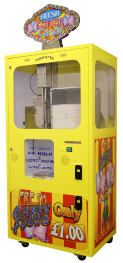 Sega Cotton Candy Floss Vending Machine - Candy Floss Vending Machine From Intermatic and Sega