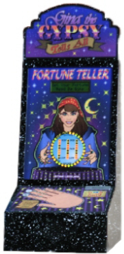 Gypsy The Gypsy Fortune Teller - Metal Vending Machine From Impulse Industries