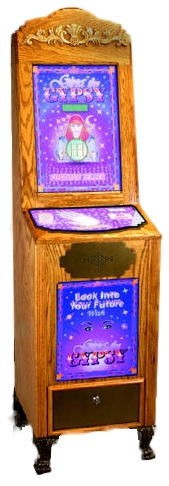 Gypsy The Gypsy Fortune Teller - Oak Vending Machine From Impulse Industries