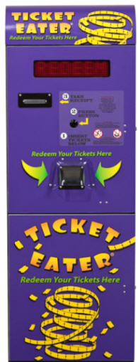TT-2000 Standalone Upright Ticket Eater and Ticket Redemption Machine From Deltronic Labs