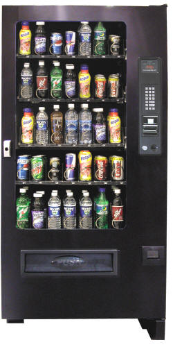 VC7000 / SP735R Refrigerated Soda, Cold Drink and Beverage Center Vending Machine  From Seaga