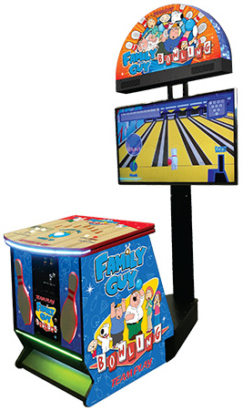 Family Guy Bowling Arcade Videmption Game From Team Play, Inc