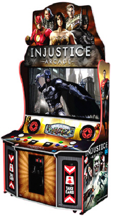 Injustice Arcade Video Game 55" Model From Raw Thrills