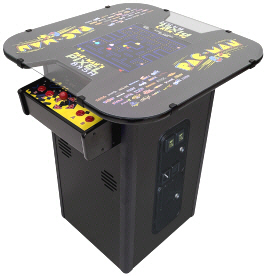 Pac-Man Pixel Bash Bistro Coin Operated High Top Video Arcade Game | From Bandai Namco Amusements