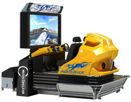 Aqua Race Extreme 4D / 5D Motion Simulator Video Arcade Game From Simuline