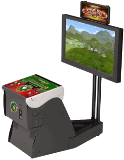 Golden Tee 2017 Offline Showpiece Pedestal Cabinet Model