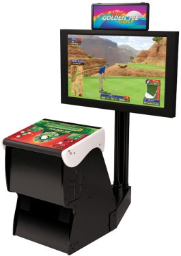 Golden Tee Golf 2012 Home Edition - Pedestal Model Video Arcade Game From Incredible Technologies