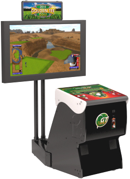 Golden Tee Golf 2015 Coin Offline Model Showpiece Cabinet