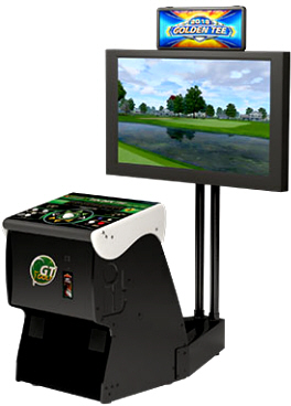 Golden Tee 2018 Home Edition Showpiece Pedestal Cabinet Model