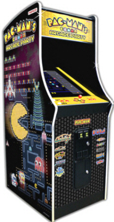 Pac Man's Arcade Party Video Arcade Game 25" Commercial Coin Operated Model