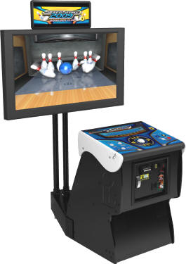 Silver Strike Bowling 2009 Pedestal Cabinet Model Video Arcade Game From Incredible Technologies
