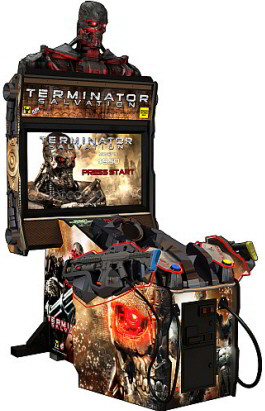 Terminator Salvation Arcade 42" Model Video Game - Coin Operated From PlayMechanix / Raw Thrills / Betson