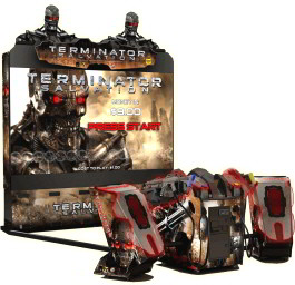 Terminator Salvation Arcade SDX / Super Deluxe 100" Model Video Arcade Game With 100" Projection Monitor