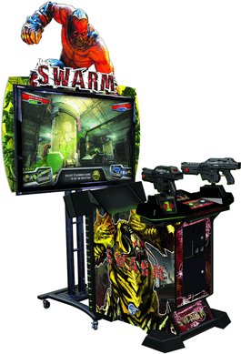 The Swarm 3D 55" Video Arcade Shooting Game From Global VR