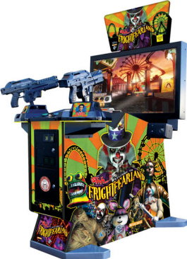 Shh...! Welcome To FrightFearLand / FrightMareLand / Haunted Mansion 2 II Video Arcade Game - Standard Model - Taito - Global VR