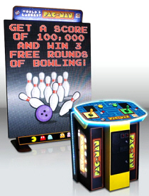 World's Largest Pac Man & Friends Video Arcade Game Footprint
