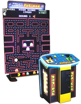 World's Largest Pac Man Video Arcade Game From Namco and Raw Thrills
