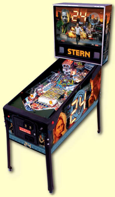 24 Pinball Machine From BMI Gaming By Stern Pinball Jack Bauer