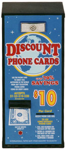 AC501 / AC 501 Phone Card Dispenser Vending Machine By American Changer From BMI Gaming