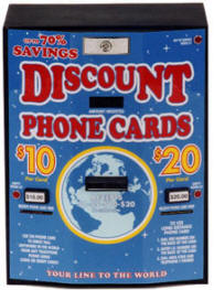 AC502 / AC 502 Phone Card Dispenser Vending Machine By American Changer From BMI Gaming