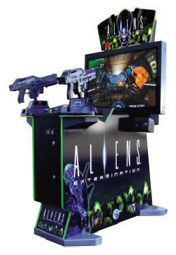Aliens Extermination Video Arcade Game From Global VR