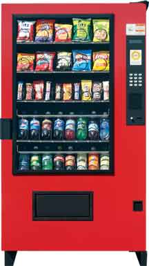 The Outsider Outdoor Snack / Soda Combo Vending Machine By AMS From BMI Gaming